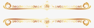 Brand Yellow Pattern Continental - Gold Border Line Png