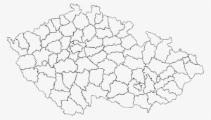 Open - Districts Of Czech Republic Map Svg