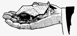 House Drawing Building Black And White Home - House