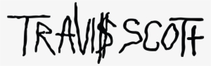 Gluday With Travis Scott - Travis Scott Name Logo