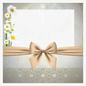 Bow, Beige, Ribbon, Flower, Framework - Ribbon