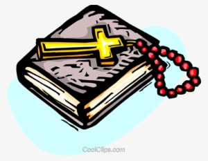 Clip At Getdrawings Com Free For Personal Use - Rosary And Bible Drawing