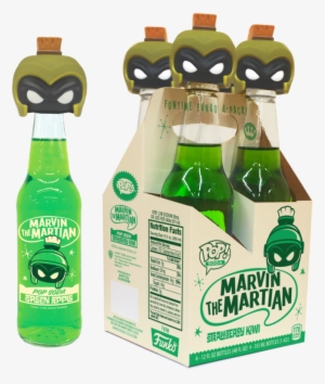 Marvin The Martian Bottle Toppers & Strawberry Kiwi - Funko Pop Soda