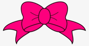 Ribbon Bow Clipart Clipart - Pink Bow Clipart