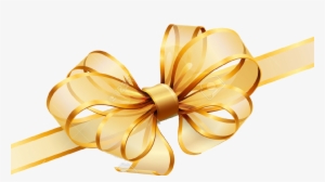 Buenos Deseos - Clipart Golden Ribbon Png