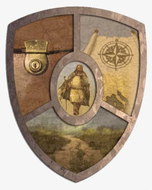 Vintage Compass Ornament (round)