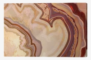 Cross Section Of Agate Crystal, Abstract Texture, Light - Background Maroon Marble