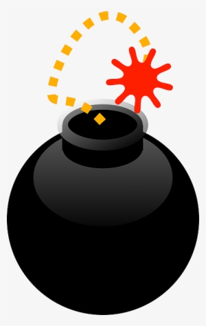 Fire, Cartoon, Round, Grenade, Bomb, Arms, Weapon - Bomb Exploding Clipart Gif