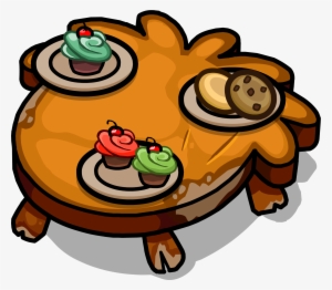 Rustic Puffle Table Sprite 006 - Portable Network Graphics
