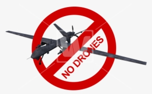 No Drones Allowed Sign - Unmanned Aerial Vehicle
