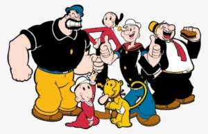 Since Then, The Popularity Of The Sailor With His Muscled - Dgk X Popeye Wimpy Skateboard Deck - 8.06"