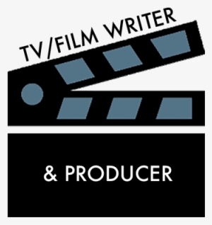 Film Clapper With Blue With Text - Film