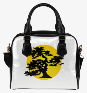 Bonsai Silhouette Sun Shoulder Handbag - Gifts For Chihuahua Lovers