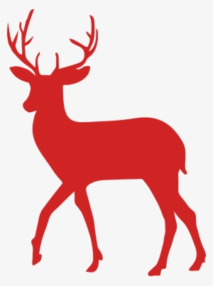 Mkc Reindeersilhouette1 Svg - Deer Icon Png