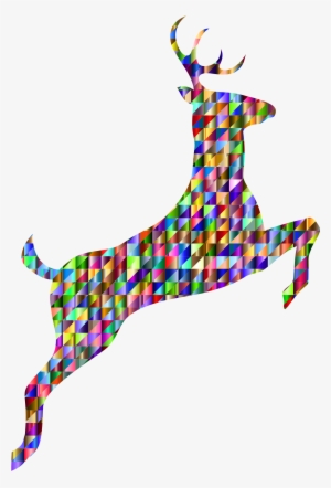 This Free Icons Png Design Of Low Poly Iridescent Leaping