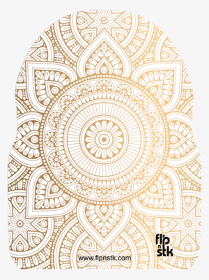 Henna Flower - Gs Cadre Plexi 21x29 Cm Carpe Diem Modif Orient Fond