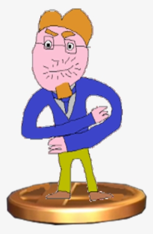 Hand-drawn John Trophy - Cartoon