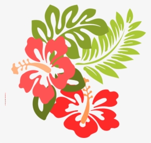 Hawaii Clipart Hawaiian Theme - Hibiscus Clip Art