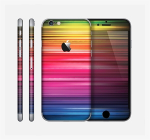 The Straight Abstract Vector Color-strands Skin For - Iphone 6 Galaxy Skin
