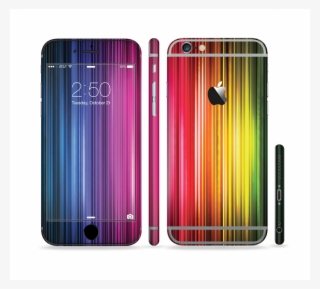 The Straight Abstract Vector Color-strands Sectioned - Iphone 6 Plus