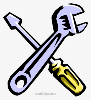 Wrench And Screwdriver Royalty Free Vector Clip Art - Car Care Seminar
