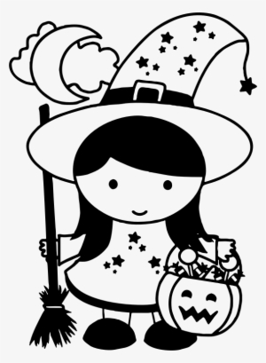 Gluten Safe Halloween Candy For 2017 From Celiac - Halloween Black And White Clipart Witch