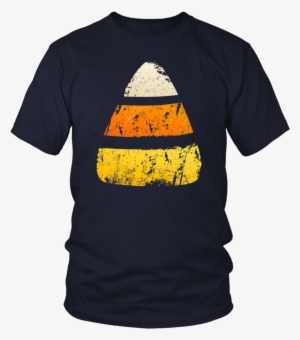 Distressed Halloween Candy Corn T-shirt - Larry Bernandez T Shirt