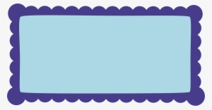 Scrapbook Label Png - Blue Label Sticker Png