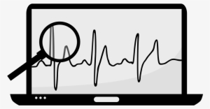 Laptop Computer Repair Vector Clipart - Diagnostic Clipart