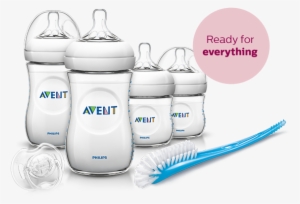 Philips Avent Baby Bottle Starter Sets - Avent Natural Newborn Starter Set 4 Bottles