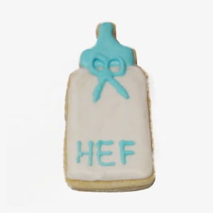 Baby Bottle Cookie - Birthday Cake