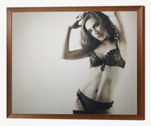 Sexy Woman In Lingerie Fashion Model Framed Canvas - Alien Biology Als Ebook Von Mina Shay