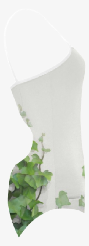 Watercolor Vines, Climbing Plant Zoom Strap Swimsuit - Sock