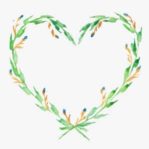 Green Leafy Wreath Of Transparent Love - Garland