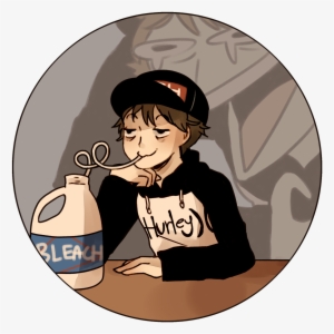 Leafy On Twitter - Leafy Drinking Bleach Shirt