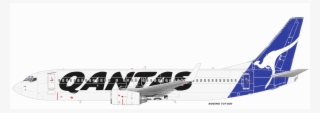 Qantasnew 112 Kb - Transparent Aircraft Template