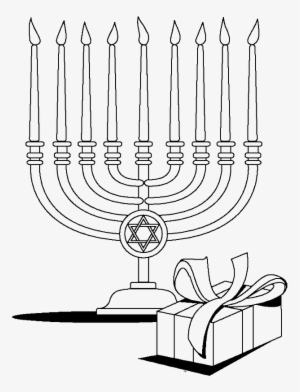Drawing Candle Hanukkah - Hanukiah