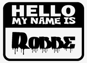 Sticker Personnalisable Hello My Name Is Stickers - Name Tag