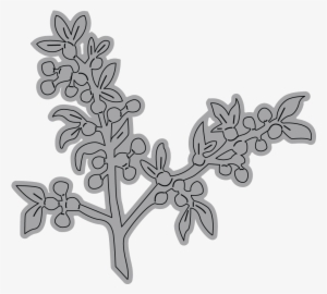 Leafy Berry Branch