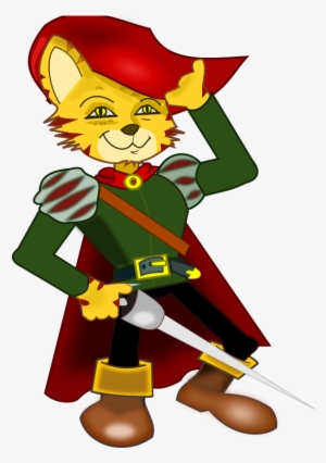 Puss In Boots - Cat With Boots Cartoon