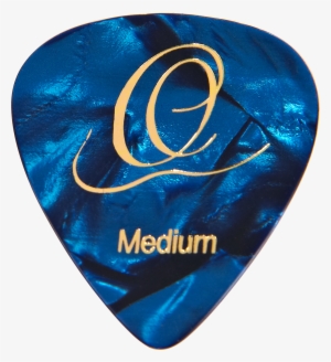 Ortega Ogp-bp-m10 Celluloid Picks, Medium, Blue Pearl,