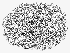Clip Download Noodle Drawing At Getdrawings - Coloring Book