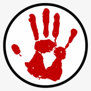 View Samegoogleiqdbsaucenao Bloody Hand Of Blake , - Purple Hand Gang Shirt