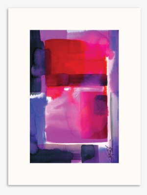 Kathy Morton Stanion Watercolor Abstraction - Artist Lane Watercolor Abstraction 219 By Kathy Morton