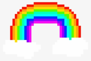 Rainbow - 8 Bit Planet Png