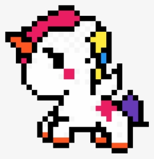 Banner Library Stock Tokidoki Unicornio Transprent - Easy Unicorn Pixel Art