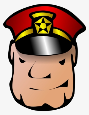 Police Man Twinkle Head - Head Of Police Cartoon