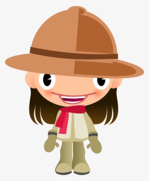 This Free Icons Png Design Of Talking Girl In Safari
