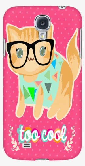 Too Cool Cat Phone Cases - Natasha Wescoat 'too Cool Cat' Canvas Art, Size Small