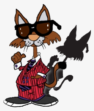 Coolcat Window Tinting And Customz - Cartoon Cool Cat